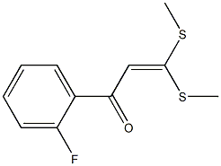 1-(2-fluorophenyl)-3,3-di(methylthio)prop-2-en-1-one|