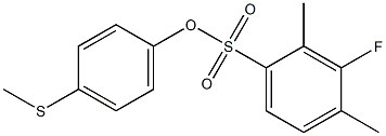 4-(methylthio)phenyl 3-fluoro-2,4-dimethylbenzene-1-sulfonate
