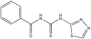 N-benzoyl-N'-(1,3,4-thiadiazol-2-yl)thiourea Structure