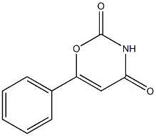 6-phenyl-3,4-dihydro-2H-1,3-oxazine-2,4-dione,,结构式