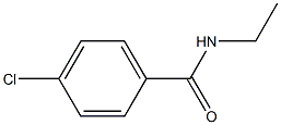 4-chloro-N-ethylbenzenecarboxamide Struktur