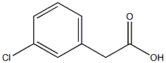 3-Chlorphenylacetic acid Structure