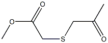 methyl 2-[(2-oxopropyl)sulfanyl]acetate Struktur