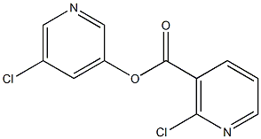 5-chloro-3-pyridyl 2-chloronicotinate Struktur