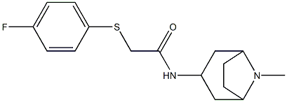 2-[(4-fluorophenyl)thio]-N-(8-methyl-8-azabicyclo[3.2.1]oct-3-yl)acetamide