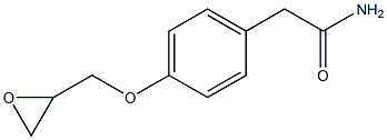 2-[4-(2-oxiranylmethoxy)phenyl]acetamide Structure