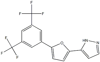 5-{5-[3,5-di(trifluoromethyl)phenyl]-2-furyl}-1H-pyrazole