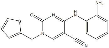 4-(2-aminoanilino)-2-oxo-1-(2-thienylmethyl)-1,2-dihydropyrimidine-5-carbonitrile