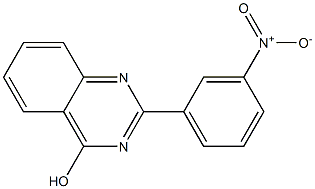 2-(3-nitrophenyl)quinazolin-4-ol,,结构式