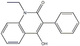1-ethyl-4-hydroxy-3-phenyl-1,2-dihydroquinolin-2-one Structure
