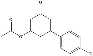 5-(4-chlorophenyl)-3-oxocyclohex-1-enyl acetate