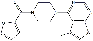 2-furyl[4-(5-methylthieno[2,3-d]pyrimidin-4-yl)piperazino]methanone