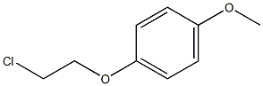 1-(2-chloroethoxy)-4-methoxybenzene Struktur