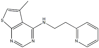  N4-[2-(2-pyridyl)ethyl]-5-methylthieno[2,3-d]pyrimidin-4-amine