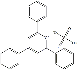 2,4,6-triphenylpyranium hydrogen sulfate,,结构式