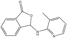 3-[(3-methyl-2-pyridinyl)amino]-2-benzofuran-1(3H)-one Struktur