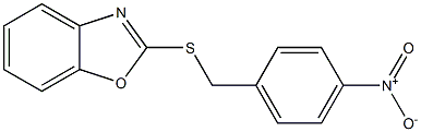 2-[(4-nitrobenzyl)thio]-1,3-benzoxazole Structure