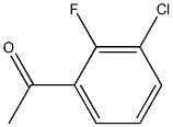1-(3-chloro-2-fluorophenyl)ethan-1-one 结构式
