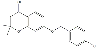 7-[(4-chlorobenzyl)oxy]-2,2-dimethylchroman-4-ol|