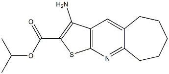 isopropyl 3-amino-6,7,8,9-tetrahydro-5H-cyclohepta[b]thieno[3,2-e]pyridine-2-carboxylate