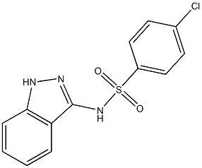 N1-(1H-indazol-3-yl)-4-chlorobenzene-1-sulfonamide