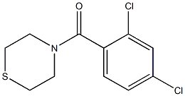 (2,4-dichlorophenyl)(1,4-thiazinan-4-yl)methanone,,结构式