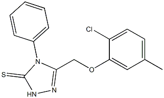 5-[(2-chloro-5-methylphenoxy)methyl]-4-phenyl-2,4-dihydro-3H-1,2,4-triazole-3-thione