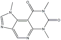 1,6,8-trimethyl-1H-imidazo[4',5':4,5]pyrido[2,3-d]pyrimidine-7,9(6H,8H)-dione,,结构式