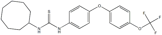 N-cyclooctyl-N'-{4-[4-(trifluoromethoxy)phenoxy]phenyl}thiourea