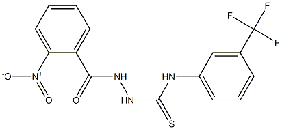  N1-[3-(trifluoromethyl)phenyl]-2-(2-nitrobenzoyl)hydrazine-1-carbothioamide