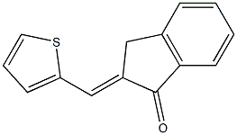 2-(2-thienylmethylidene)indan-1-one Structure