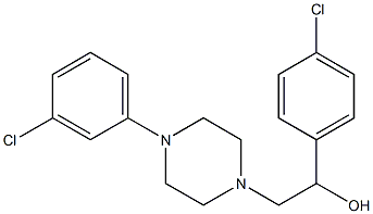 1-(4-chlorophenyl)-2-[4-(3-chlorophenyl)piperazino]-1-ethanol