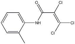 2,3,3-trichloro-N-(2-methylphenyl)acrylamide Structure
