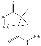 1,2-dimethylcyclopropane-1,2-dicarbohydrazide Structure