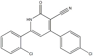 6-(2-chlorophenyl)-4-(4-chlorophenyl)-2-oxo-1,2-dihydro-3-pyridinecarbonitrile