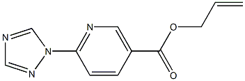 allyl 6-(1H-1,2,4-triazol-1-yl)nicotinate Structure