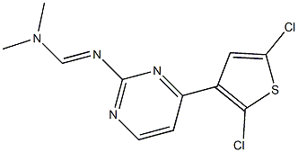 N'-[4-(2,5-dichloro-3-thienyl)pyrimidin-2-yl]-N,N-dimethyliminoformamide