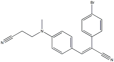 2-(4-bromophenyl)-3-{4-[(2-cyanoethyl)(methyl)amino]phenyl}acrylonitrile