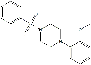 1-(2-methoxyphenyl)-4-(phenylsulfonyl)piperazine