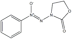 1-oxido-2-(2-oxo-1,3-oxazolan-3-yl)-1-phenyldiazen-1-ium 结构式