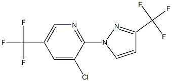 3-chloro-5-(trifluoromethyl)-2-[3-(trifluoromethyl)-1H-pyrazol-1-yl]pyridin e