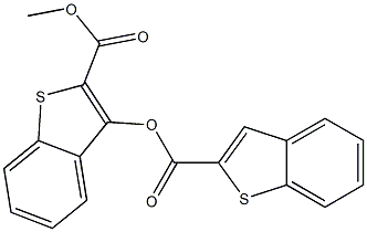 methyl 3-[(benzo[b]thiophen-2-ylcarbonyl)oxy]benzo[b]thiophene-2-carboxylate