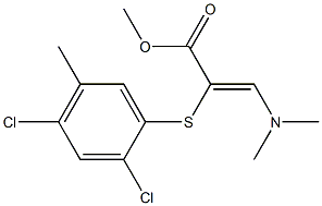 methyl 2-[(2,4-dichloro-5-methylphenyl)thio]-3-(dimethylamino)acrylate