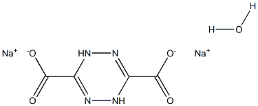 disodium 1,4-dihydro-1,2,4,5-tetraazine-3,6-dicarboxylate hydrate 化学構造式