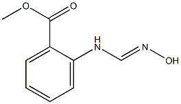 methyl 2-[(hydroxyiminomethyl)amino]benzoate Struktur