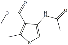 methyl 4-(acetylamino)-2-methylthiophene-3-carboxylate Structure