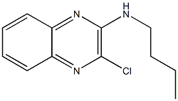 N-butyl-3-chloro-2-quinoxalinamine Struktur