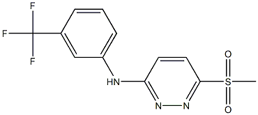 6-(methylsulfonyl)-N-[3-(trifluoromethyl)phenyl]-3-pyridazinamine