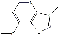 4-methoxy-7-methylthieno[3,2-d]pyrimidine,,结构式