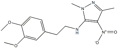 N5-(3,4-dimethoxyphenethyl)-1,3-dimethyl-4-nitro-1H-pyrazol-5-amine